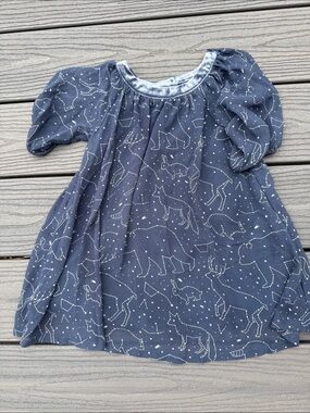 OshKosh B'gosh Navy Blue Animal Constellation Dress
